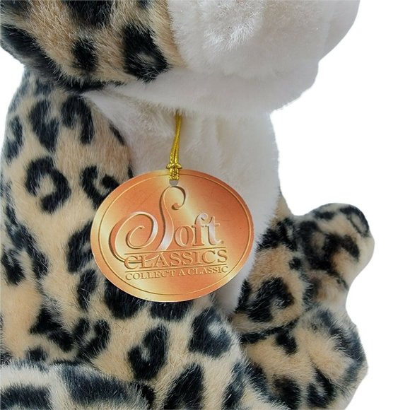 Vintage 1995 Cheetah Leopard Plush Stuffed Toys R Us Geoffrey Soft Classics NWT! - Picture 3 of 5